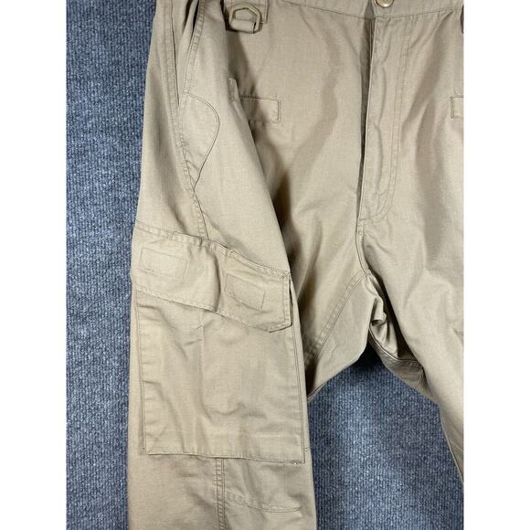 LA Police Gear Pants Mens 38 (34X30) Khaki Ripstop Tactical Basic Operator Cargo - Picture 4 of 13
